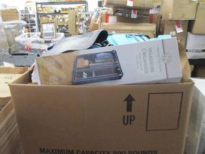 big palletgaylord full of uninspect...