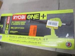 ryobi one 18 volt power caulk and a...
