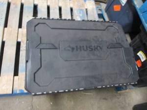 black husky tote full of metal peg ...