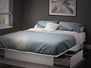 south shore gramercy platform bed w...