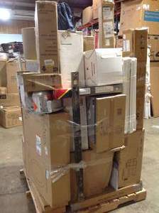 Pallet with assorted general merchandise (indooroutdoor items) Patio, tools and hardware, accessories various types models and conditions see pictures