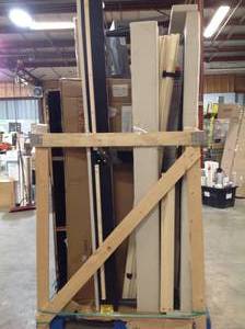 Pallet of assorted furniture some items maybe missing pieces review pictures