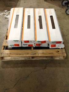 Lot of 7 Cases Beautiful Wood Cherry 8 in. x 36 in. Porcelain Floor and Wall Tile (13.6 sq. ft.Case) see pictures