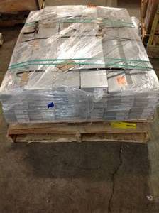 Pallet with 38 cases of Woodlett Oak Bluff 6 in. x 48 in. Glue Down Luxury Vinyl Plank Flooring (36 sq. ft.  case) not used