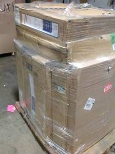 Pallet with assorted Bath Mirrors and medicine cabinets see pictures