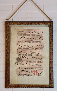 lot 37 image: Pair of Vintage Musical Themed Framed Decorative Wall Hangings