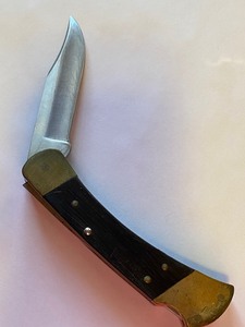 lot 73 image: Vintage Buck Knife, Compass and More