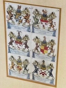 lot 71 image: Pair of Vintage Framed Earls and Barons Prints