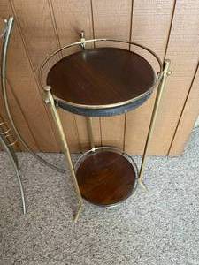 lot 146 image: 2 Retro Accent Tables