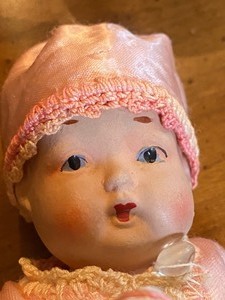 lot 106 image: Vintage Doll and Stroller