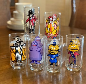 lot 103 image: Set of Six 1977 McDonalds Tumblers