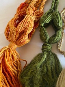 lot 95 image: Three Macrame Plant Hangers