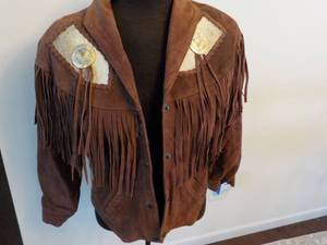 Chasser Leather Fringed Cowgirl Jac...