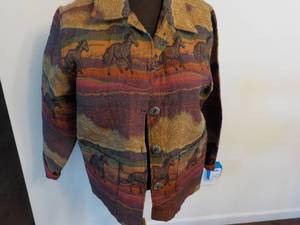 Karen Hart Jacket with Horse Dcor...