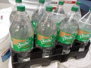8 - 2 Liter Bottles Sprite Ginger...