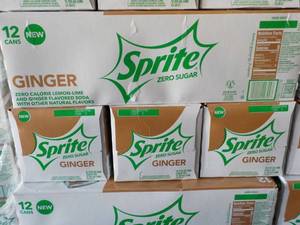 4 - 12 packs Sprite Ginger Zero Sug...
