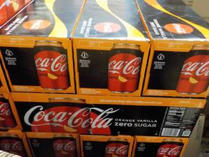 4 - 12 packs Coca Cola Orange Vanil...
