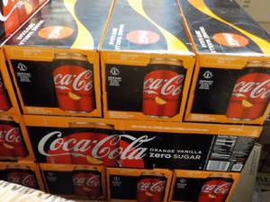 4 - 12 packs Coca Cola Orange Vanil...