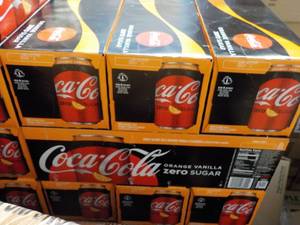 4 - 12 packs Coca Cola Orange Vanil...