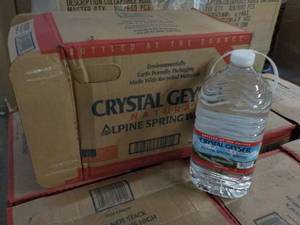 2 Cases of 6 - 1 Gallon jugs Crysta...