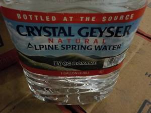2 Cases of 6 - 1 Gallon jugs Crysta...