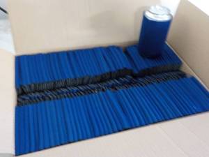 Case of 100 Navy Collapsible Koozie...