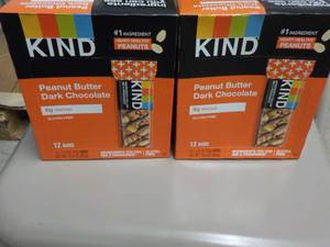 2 Boxes 12 KIND Peanut Butter Dark ...