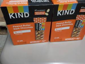 2 Boxes 12 KIND Peanut Butter Dark ...
