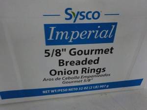 32 oz Box Frozen Onion Rings...