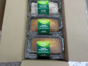 2 Vanilla Pound Cakes and 1 Iced Le...