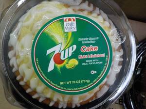 2 7-Up lemon lime cakes...