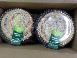 2 16 oz. fresh Raspberry Danish - f...