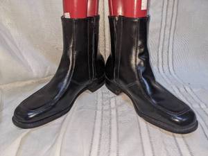 lot 184 image: Vintage Goodyear Mens Black Ankle Boots, 8 12