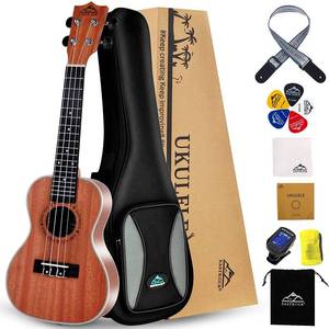 lot 185 image: EASTROCK Concert Ukulele 23 Inch Sapele Ukelele kit