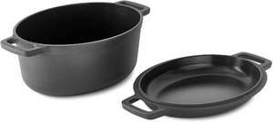 lot 187 image: Geoffrey Zakarian Cast Iron Dutch Oven with Loop Handles, 6 Quart