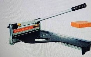 lot 205 image: Norske Tools Newly Improved NMAP001 13 inch Laminate Flooring and Siding Cutter with Heavy Duty Fixed Aluminum Fence