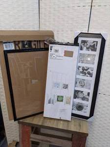 lot 28 image: (2) Multi-Photo Displays and (1) 16 x 24 Frame