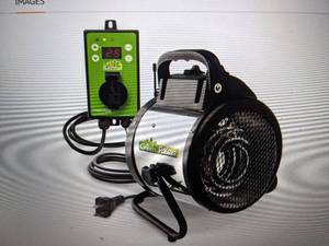 lot 221 image: Bio Green PAL 2.0USDT Palma Greenhouse Heater incl. Digital Thermosta Visit the Bio Green Store