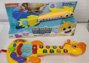 lot 55 image: V-tech & Nickelodeon Musical Toddler Guitars
