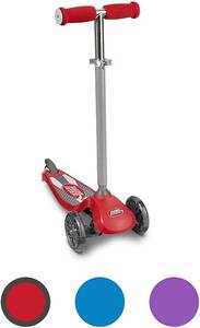 lot 17 image: Radio Flyer Lean N Glide Scooter wLight Up Wheels, Red