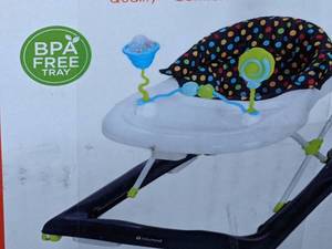 lot 70 image: Baby Trend Trend 2.0 Activity Walker, Blue Sprinkles