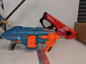 lot 64 image: Nerf Rival & Shockwave Guns