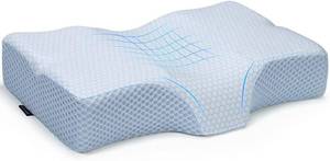 lot 59 image: Adkwse Contour Memory Foam Orthopedic Pillow