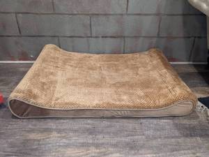 Furhaven Minky Plush & Velvet Lux Lounger Pet Bed, Jumbo