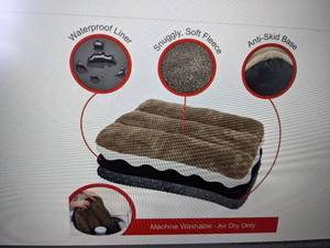 SPORT PET Waterproof Pet Bed. Kennel Pad,  Small