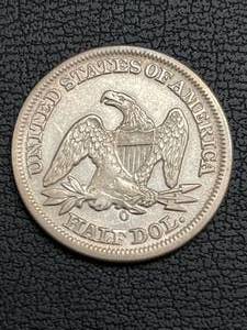 1854-O Liberty Seated Half Dollar
