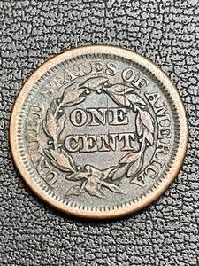 1850 Braided Hair Large Cent