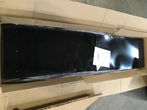 Husky Ready-to-Assemble 24-Gauge Steel Freestanding Garage Cabinet in Black (36 in. W x 72 in. H x 18 in. D) damaged see pictures
