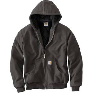 lot 707 image: Mens Carhartt Quilted Flannel Lined Duck Active Jacket Size 2XL Tall Model J140