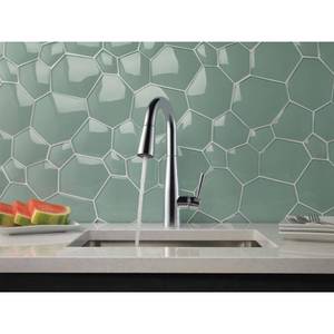 lot 711 image: Delta Essa Single-Handle Bar Faucet with MagnaTite Docking Model 9913-DST